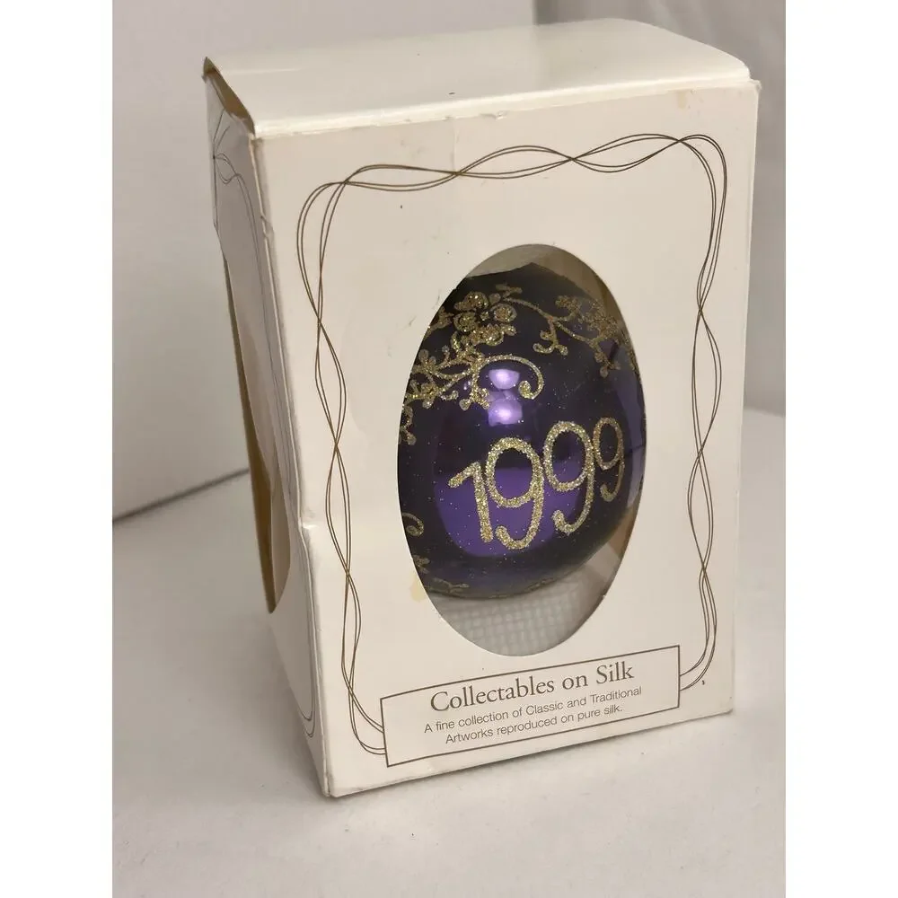 Masters on Silk Ornament 10-16 The Good Shepherds Murillo Christmas 1999
